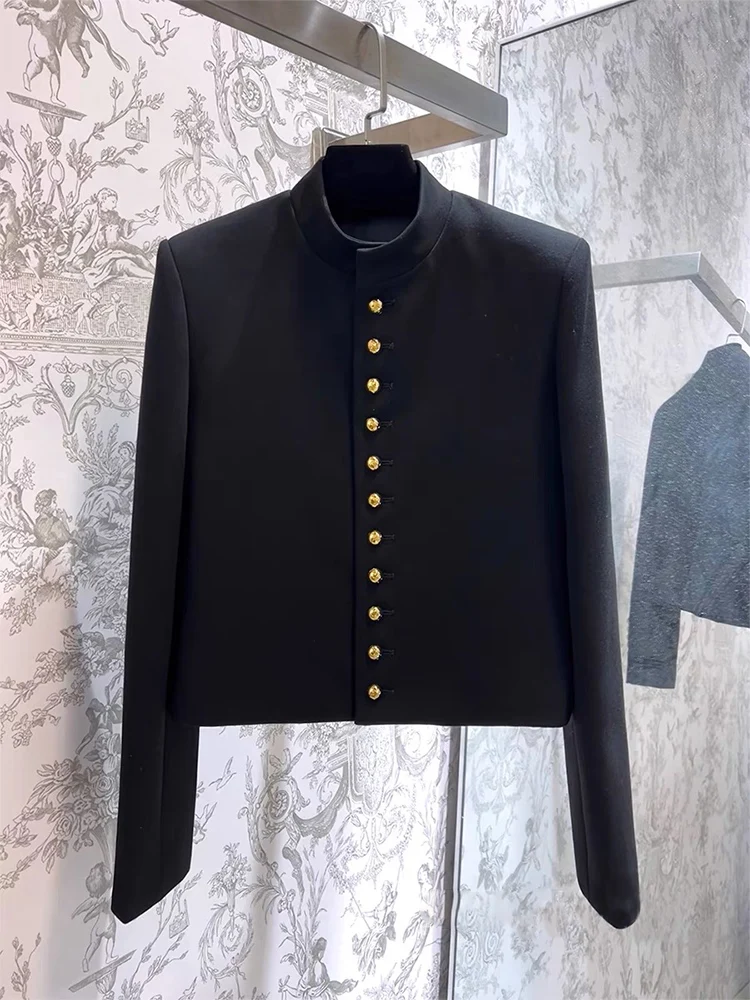 

High-End Baseball Style Chic Jacket Women's Casual American Retro Spring Fashion Outerwear Cool And Elegant Straight Cut Coat