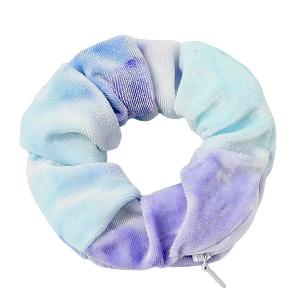 

Eye-catching Scrunchie Trendy Tie Dye Hair Tie Set for Girls Women Velvet Ponytail Holder Elastic Hair Bands Bracelet Hair Ties
