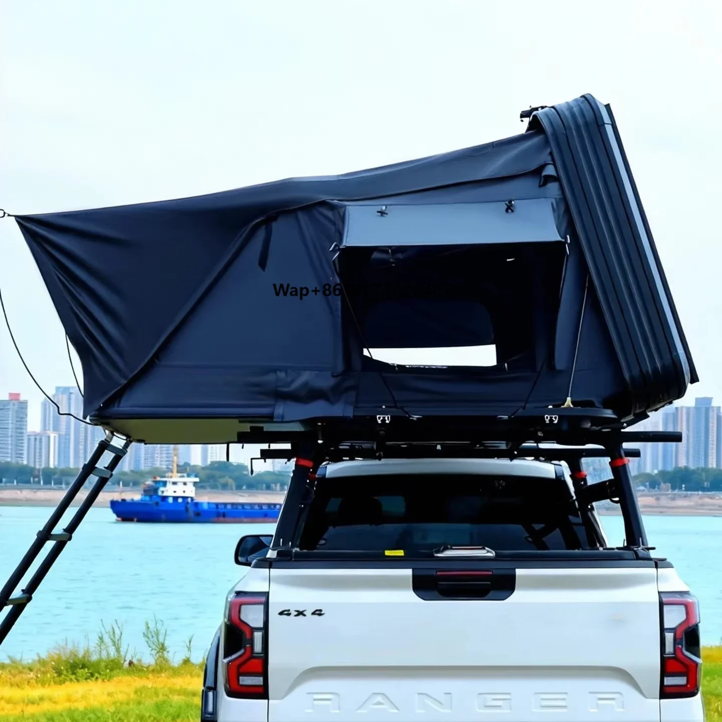 

Wholesale Hard Shell Car Roof Top Tent with Solar Panel - Waterproof 3-4 Person Tent for 4x4 Overland Camping SUV Truck