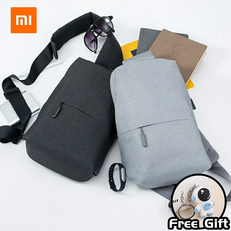 Xiaomi Backpack Sling Bag Portable Leisure Chest Pack Small Size 4L Shoulder Belt Bag Women and Men Rucksack Crossbody Bag