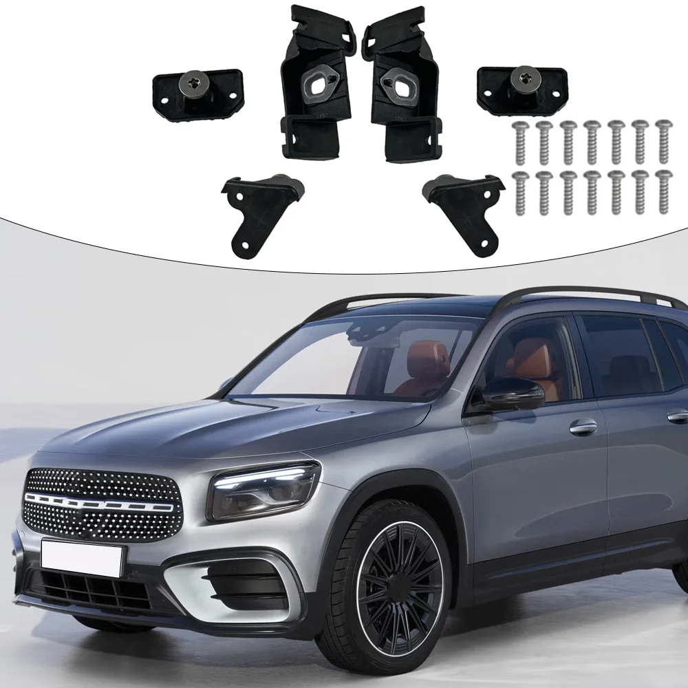 

For Mercedes-Benz GLB Class X247 2020-2024 Headlight Repair Bracket Mount Kits with Fixed Screws A2478200303 A2478200403