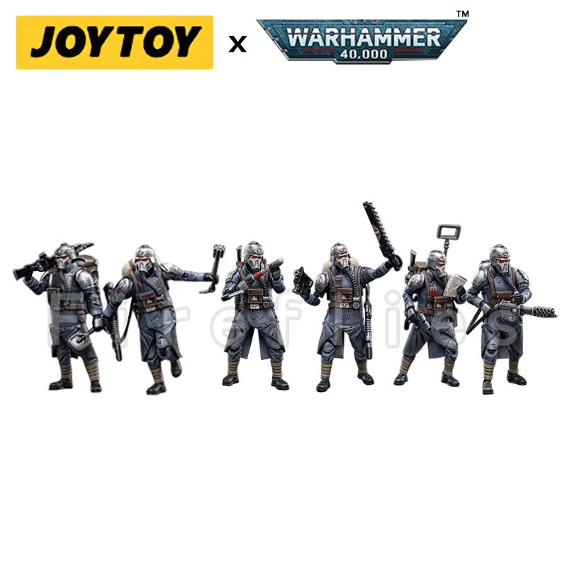 

1/18 JOYTOY Action Figure (6PCS/SET) Death Korps Of Krieg Veteran Squad Anime Model Toy Free Shipping