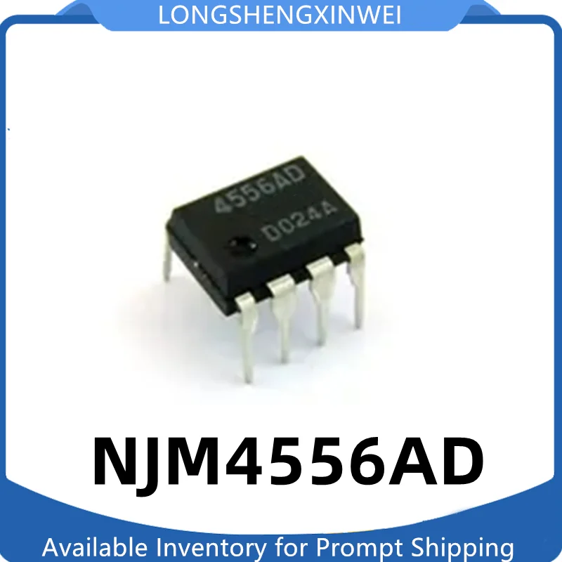 1PCS New NJM4556AD 4556AD Dual High Current Operational Amplifier Direct-Plug DIP-8