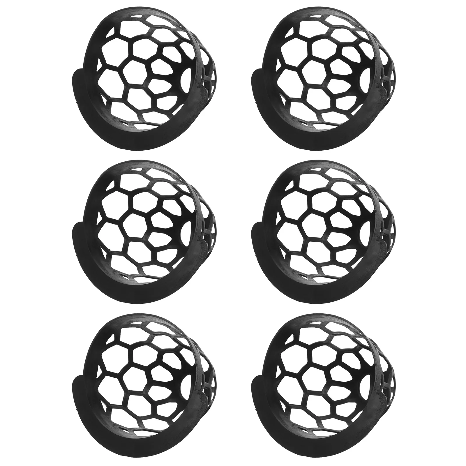 

6Pcs Billiard Storage Pocket Heavy Duty Tpe Material Ball Catcher Container for Pool Snooker Table Side Pockets