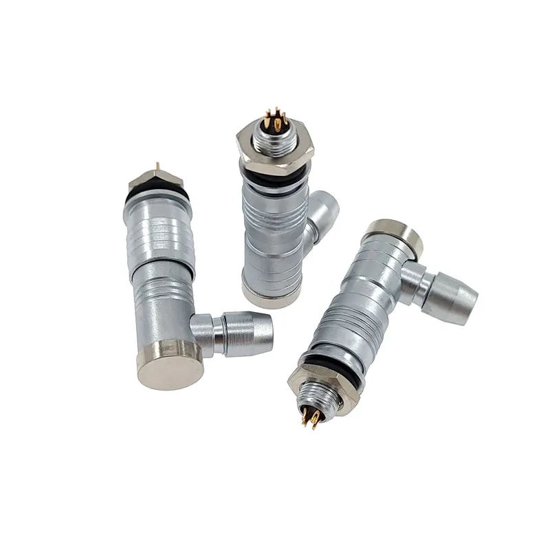 XS6-Push-Pull Connector Plug, Right Angle, Small Plug Socket, IP65, 2 Core, 3 Core, 4 Core, 5 Core