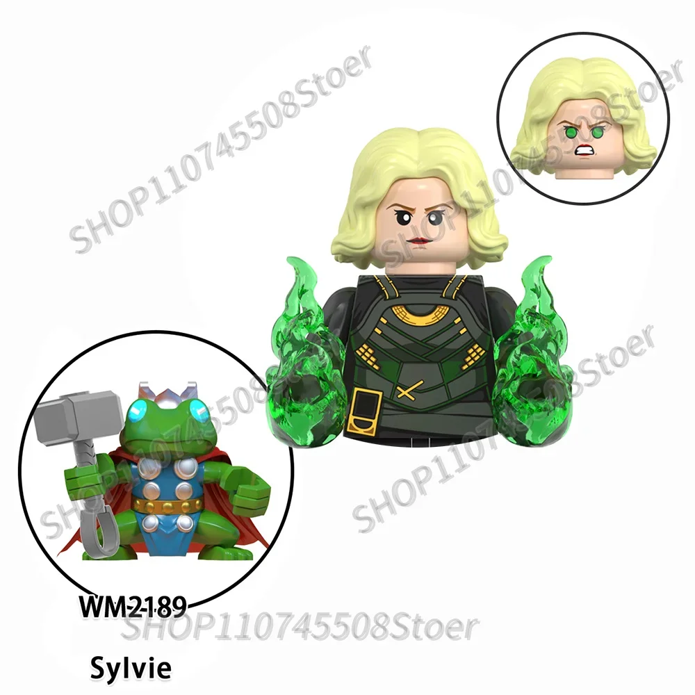 Heiße Sammelspielzeuge Marvel Bausteine Muse Daredevil Loki TVA Agent Mini-Bausteine Spielzeug Partygeschenke