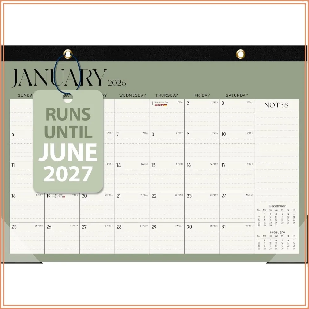 2026 Desk Calendar, Large 17