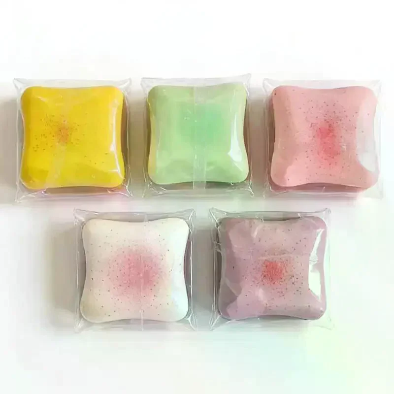 Soft Simulated Toast Squeeze Toy Stress Relief Slow Rebound Toys Bread Fidget Toys Home Decor Friends Best Gift