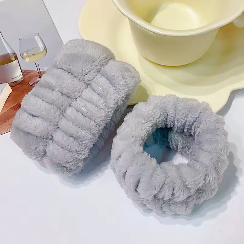 Wrist Washband Microfiber Wrist Wash Towel Band Wristband Scrunchies for Wash Face Absorbent Wrist Sweatband for Women Headband - Image 11