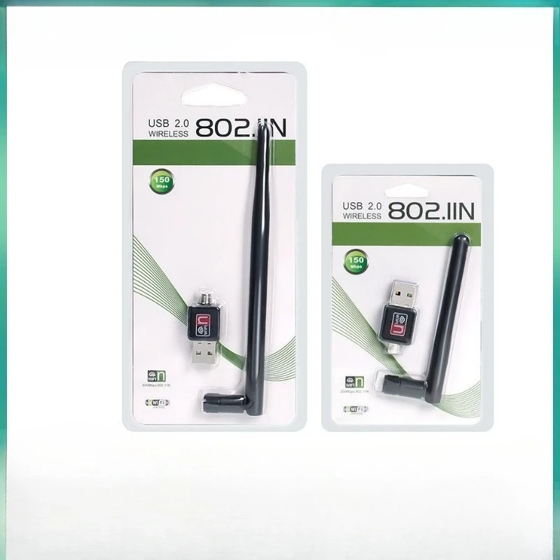 

2DB/5DB 150Mbps Wireless Network Card USB 2.0 802.11 B/g/n LAN Adapter Wifi Antenna Adapter Wi-fi Receiver Transmitter Dongle