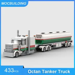 MOC Building Blocks Truck Model DIY Assemble Bricks Transportation Educational Creative Collection Display Toy Xmas Gifts 433PCS