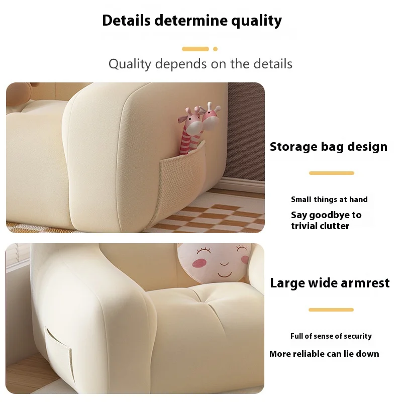 Children\'s Sofa Teddy Bear Chair Baby Lazy Sofa Chair Girl Boy Baby Cute High Quality Comfort Little Sofa Chair Cartoon Chair