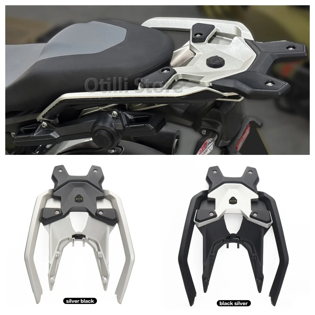 

Motorcycle Rear Luggage Rack With USB Interface Tail Toolbox Carrier Bracket Support For BMW R1300GS R 1300 GS r1300gs 2023 2024
