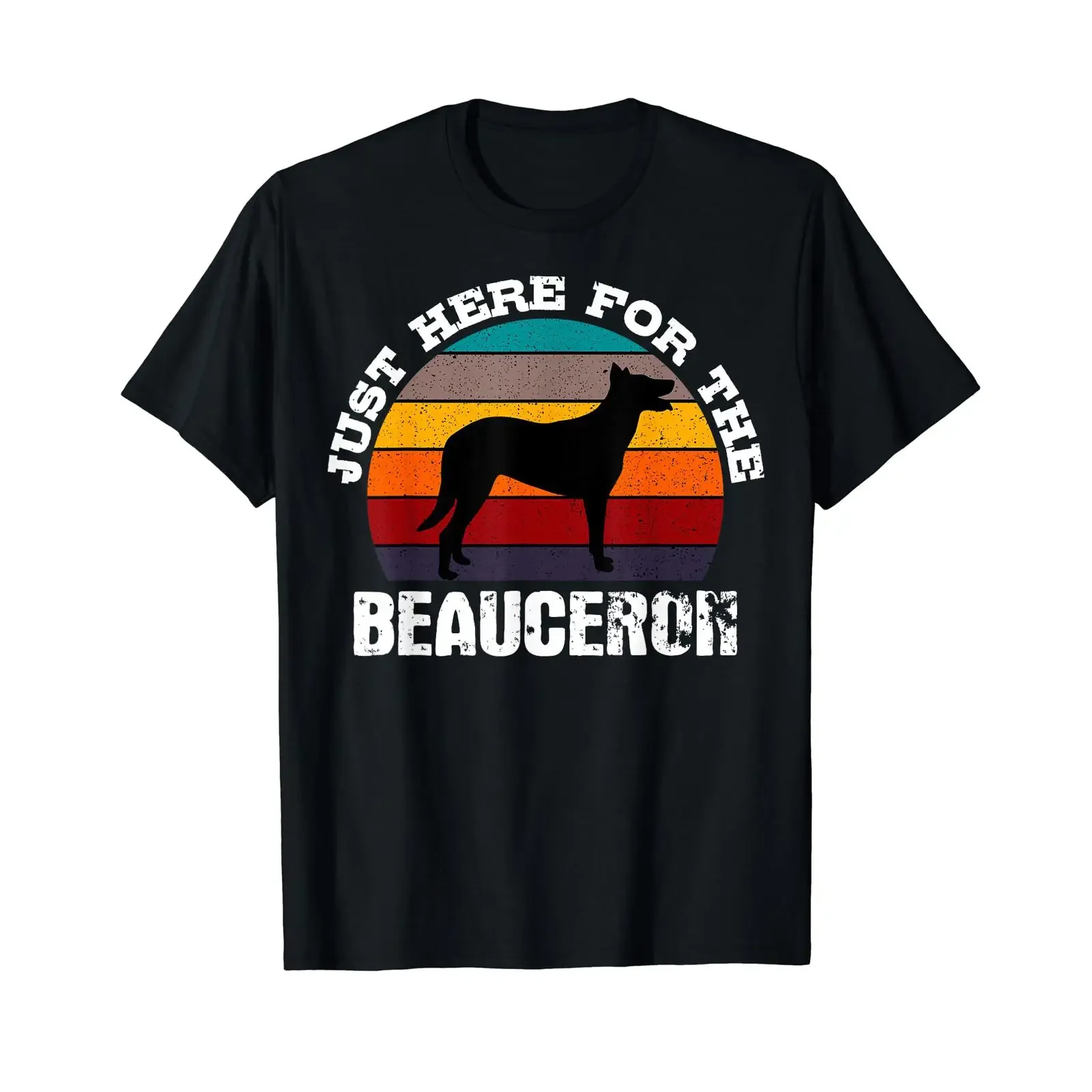 Beauceron Hundebesitzer Bas Rouge Lover Fur Parent Retro Vintage T Shirt vintage Washed homme Versatile Unisex Stretched