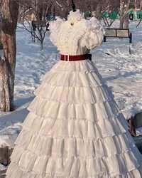 1860s Scarlett Cosplay Dress White Victorian Civil War Costume Southern Belle Vintage Princess Sissi Wedding Dress Ball Gown