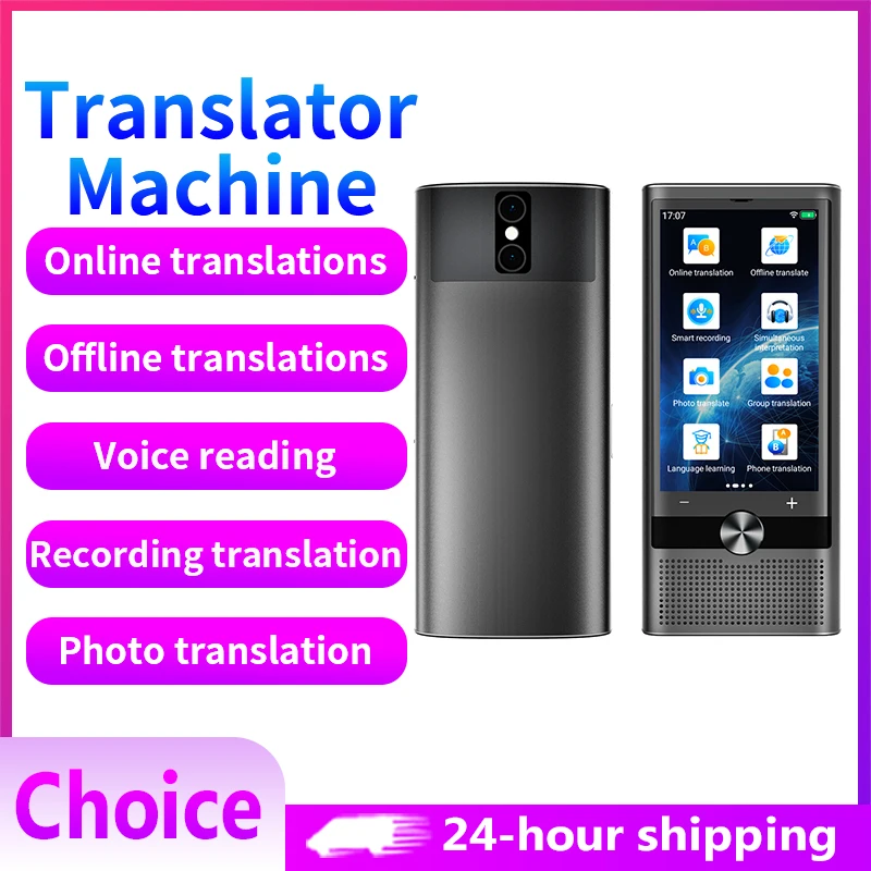S10 Portable Smart Voice Translator 148 Online19 Offline Languages Real-time Photo Recording Translation 4G WIFI Smart Translate