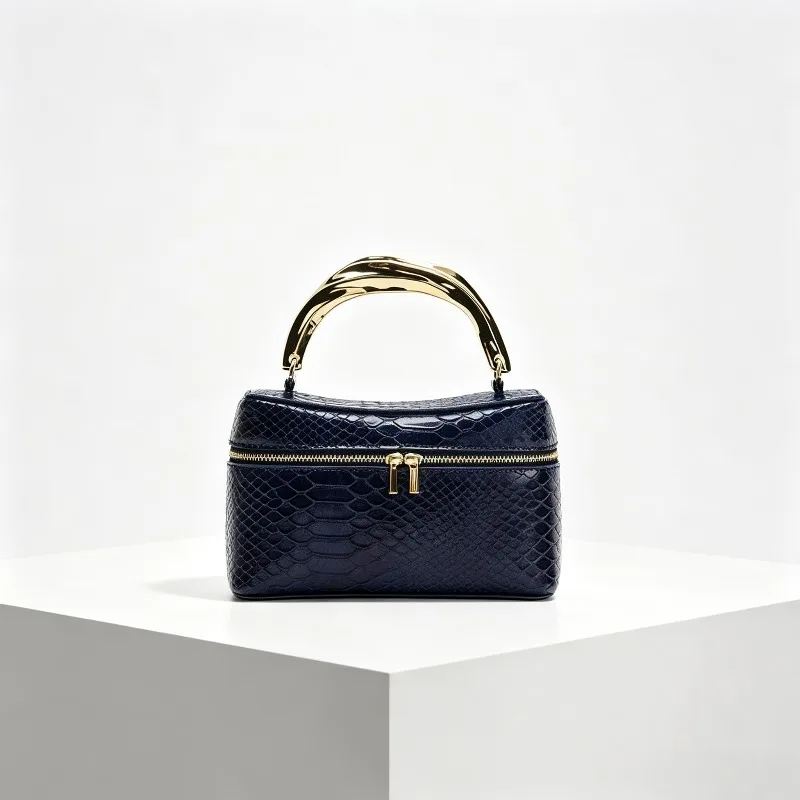 

New Trendy pu Leather Make up Bag for Women Fashion Design Party crocodile grain Pattern Clutch Evening Bag Travel Handbags