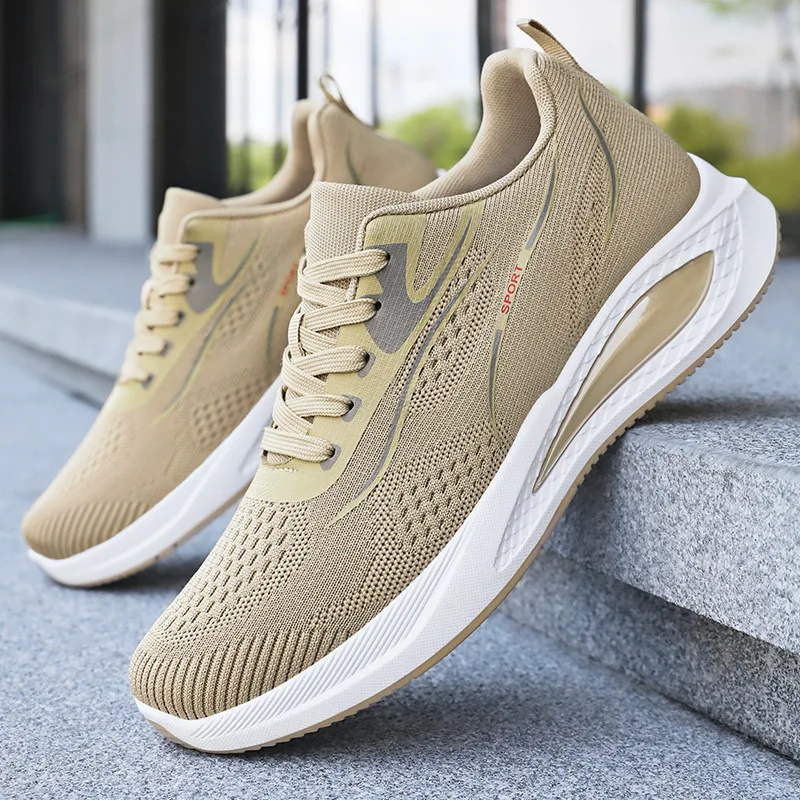 

Men's Sports Shoes Summer Lightweight Breathable Men's Casual Shoes Soft Soled Mesh Running Shoes