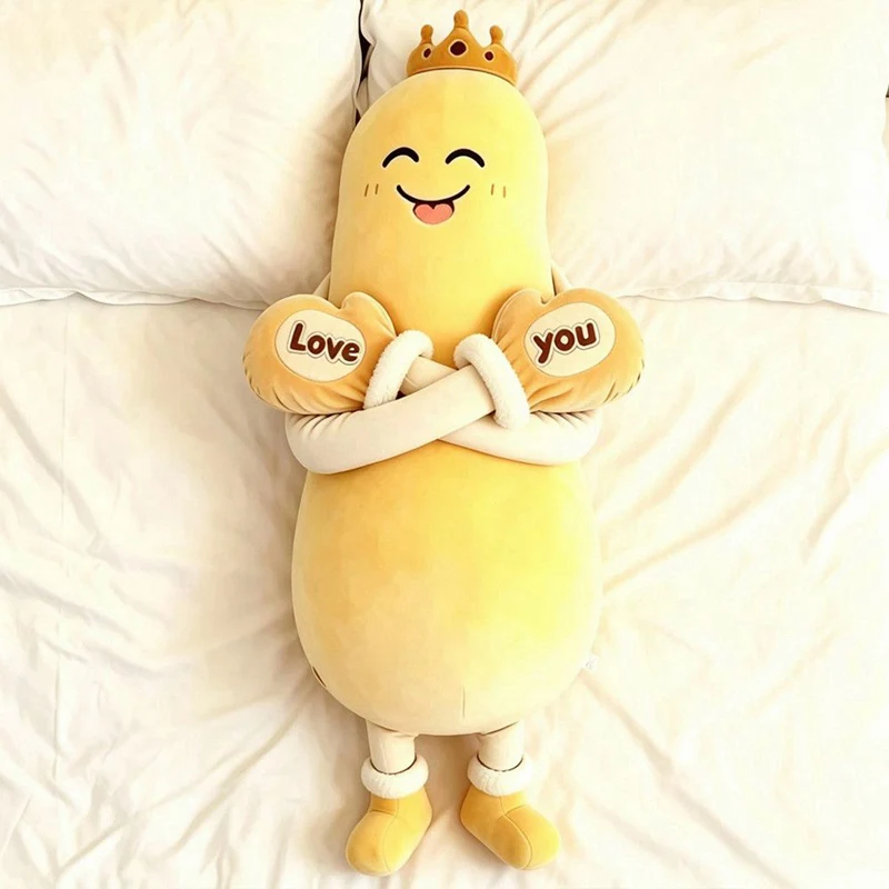 80CM Soft Mango Eggplant Plush Long Pillow Cute Healing Sleep Hug Pillow Cushion Doll For Girls Birtthday Gifts