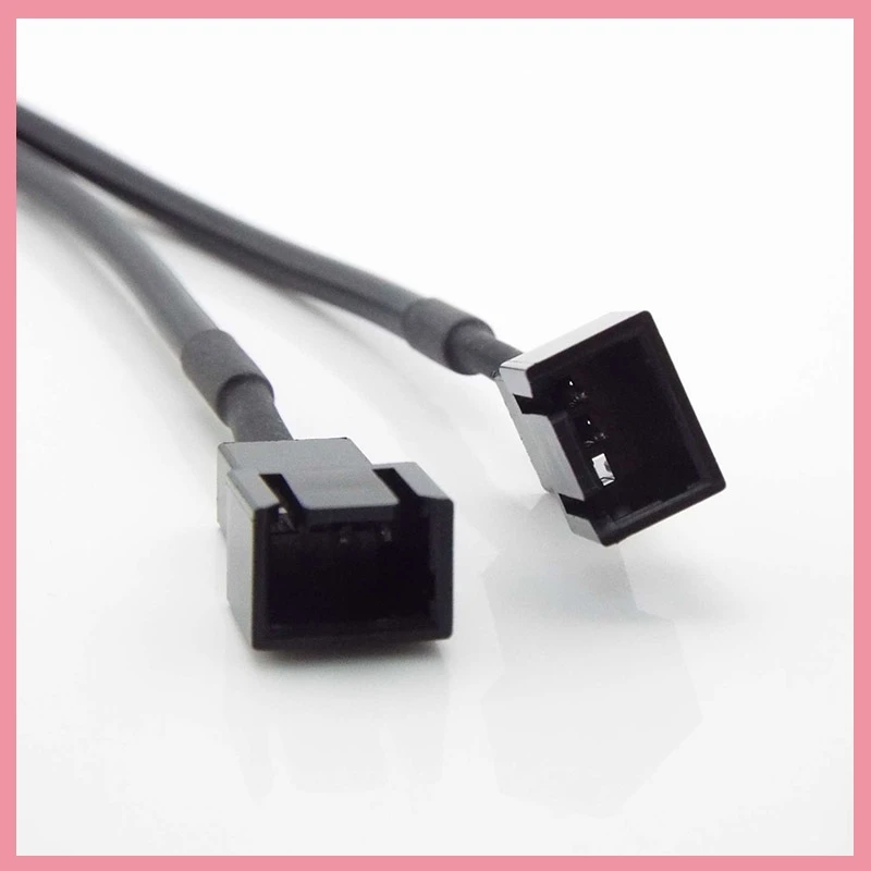 New PC 5V 30cm 3-Pin / 4-Pin Computer PC Fan Power Cable Connector Adapter Connect 3pin Or 4pin Fan To USB Adapter Cables 22AWG