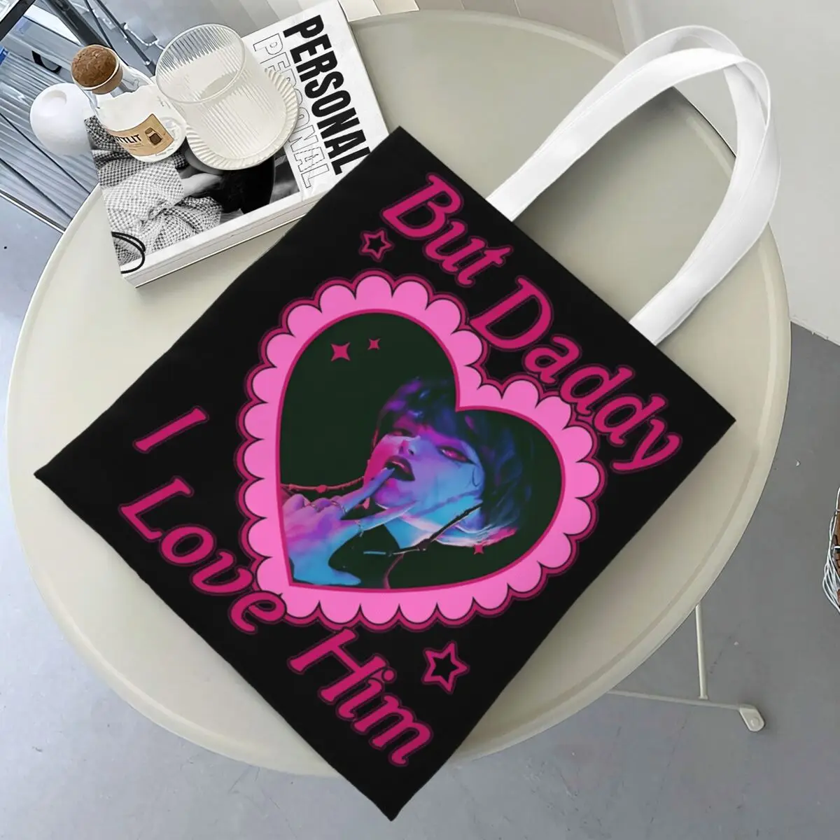 

KPop Demon Hunters Shopper Bag Handbags Women Graphic Tote Bag Y2k Cloth Office Beach Bag