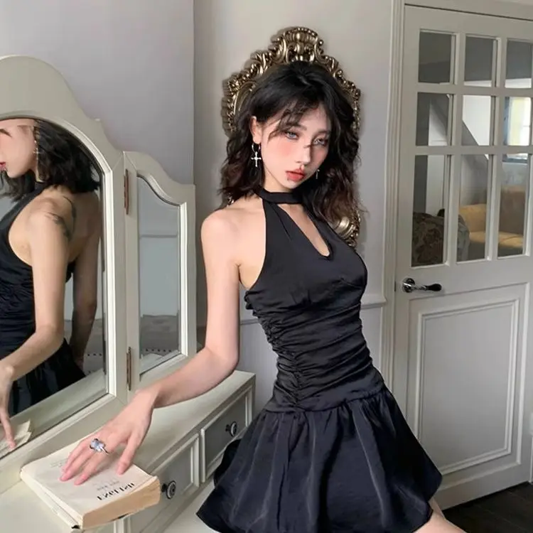 Dresses Women Velvet Ruched Bodycon Midi Skirt Winter Date Romantic Warm British Classic Refined Graceful Mature Plush Look