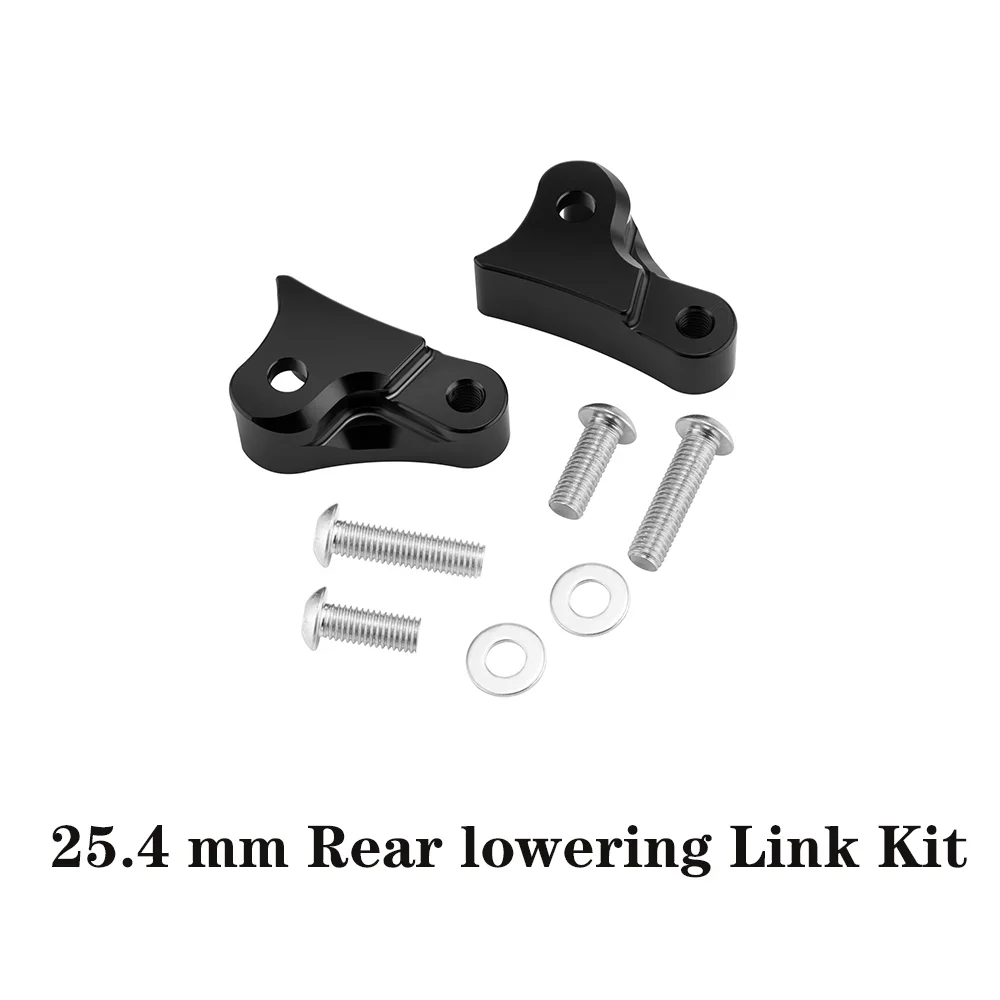 

1" Rear Lowering Link Kit For Harley-Davidson Touring Models w/ Spring Shocks Motorcycle Rear Suspension Cushion Drop Connecting