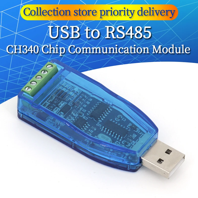 Industrial USB To RS485 RS232 Converter Upgrade Protection RS485 Converter Compatibility V2.0 Standard RS-485 A Connector Board