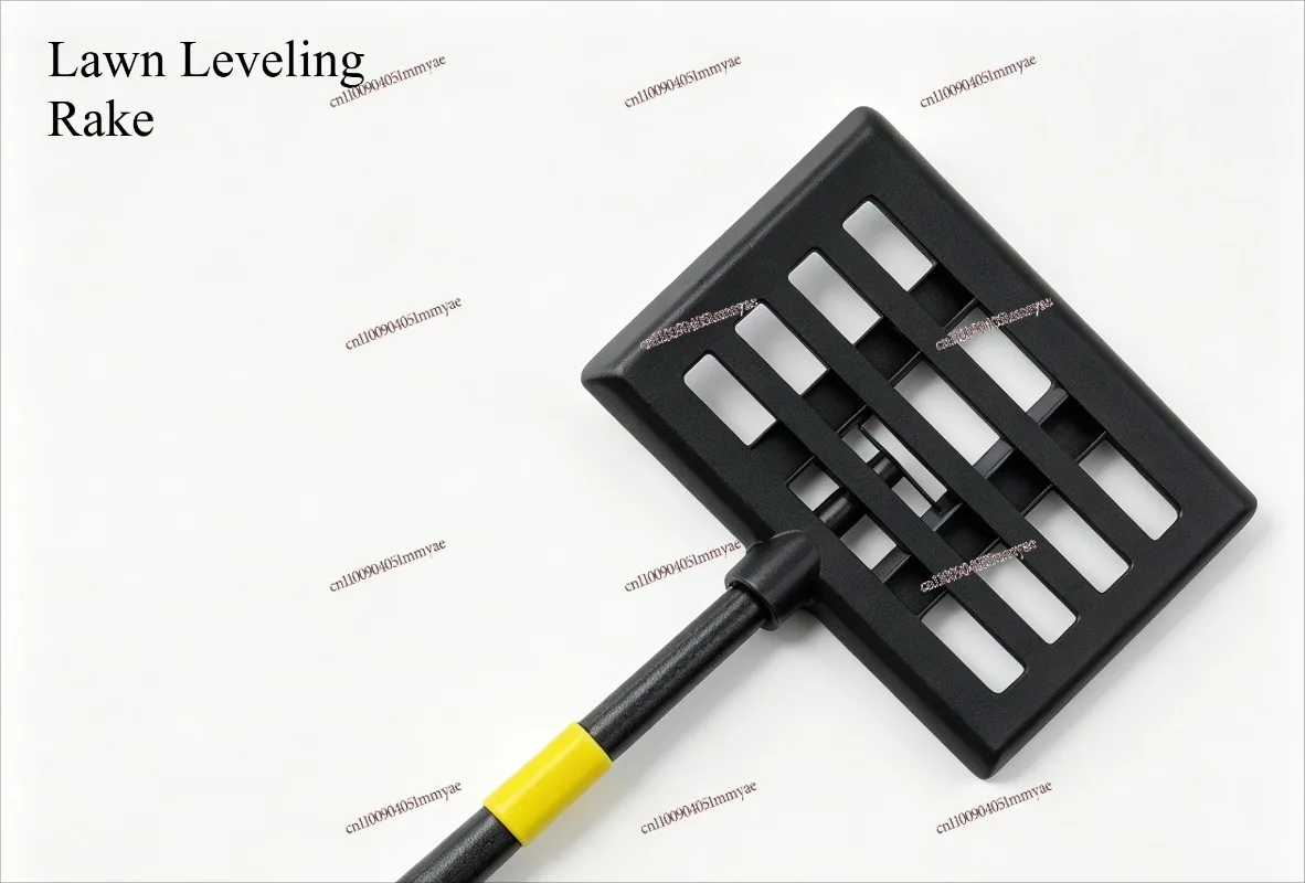 Stainless Steel Lawn Leveling Rake, Detachable Ground Sand Leveler Garden Lawn Finishing Tool
