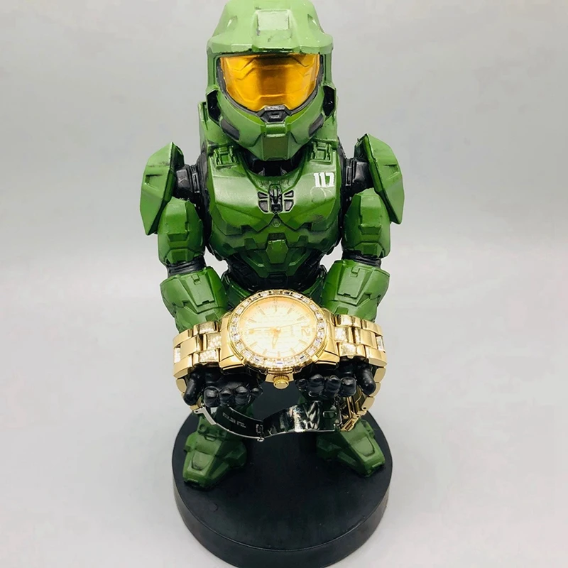 Imagem -05 - Soldado Verde Mobile Phone Stand Armor Knight Robot Ver Gamepad Suporte do Controle Remoto