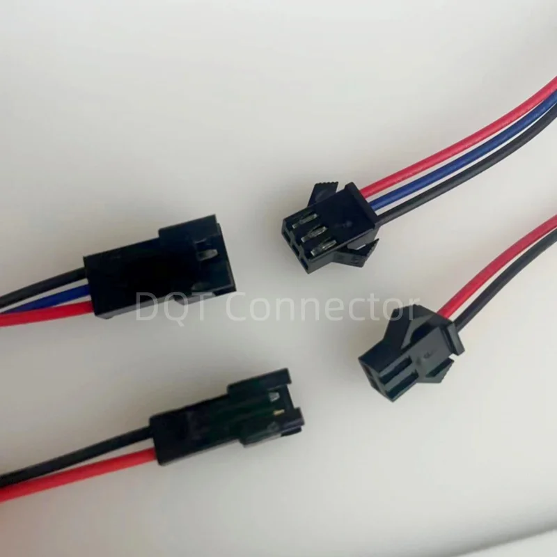 10Pcs SM2.54 SM 2.54mm Pitch 2P 3P 4P 5P 6P 8P 10P Male Female Plug Jack JST Wire Connector 26AWG Battery Charge Cable Adapter