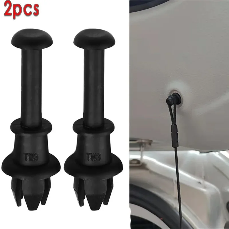 2/4PCS Clip di fissaggio per auto Nero Tronco di veicolo Portapacchi Gancio Pivot Fibbia di fissaggio Interno Trim Card Porta Liner Morsetto fisso