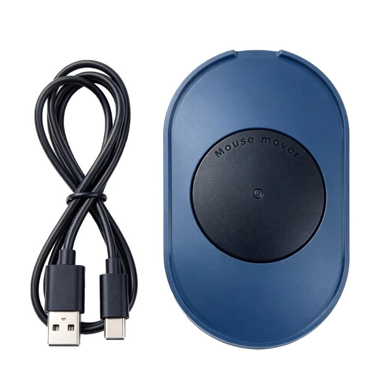 462E Office Desk Mouse Activity Tool Virtual Mouse Mover with Physical Turning Drive, Random Travel Pattern and USB Cable