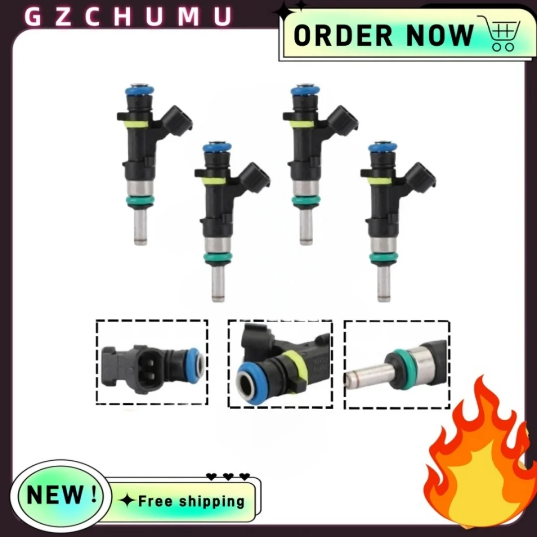 

Set of 4 Fuel Injectors 1465A412 Fit Mitsubishi Outlander Lancer BM