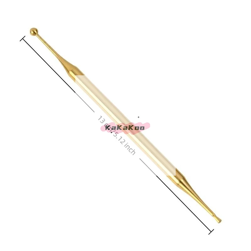 Stylo d'acupuncture manuel en acier inoxydable/laiton, stylo à sonde à Point de déclenchement du corps, Massage des tissus profonds, outils de réflexologie faciale à double tête
