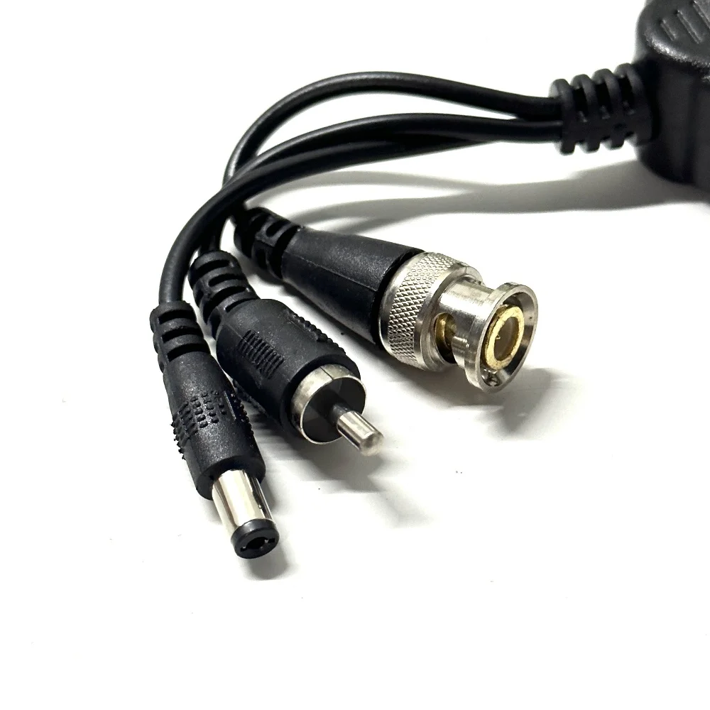 8MP BNC Para RJ45 Vídeo Passivo Balun Vídeo + Poder + Áudio 3 EM 1 Trançado Par BNC Transceiver Para Câmera CCTV
