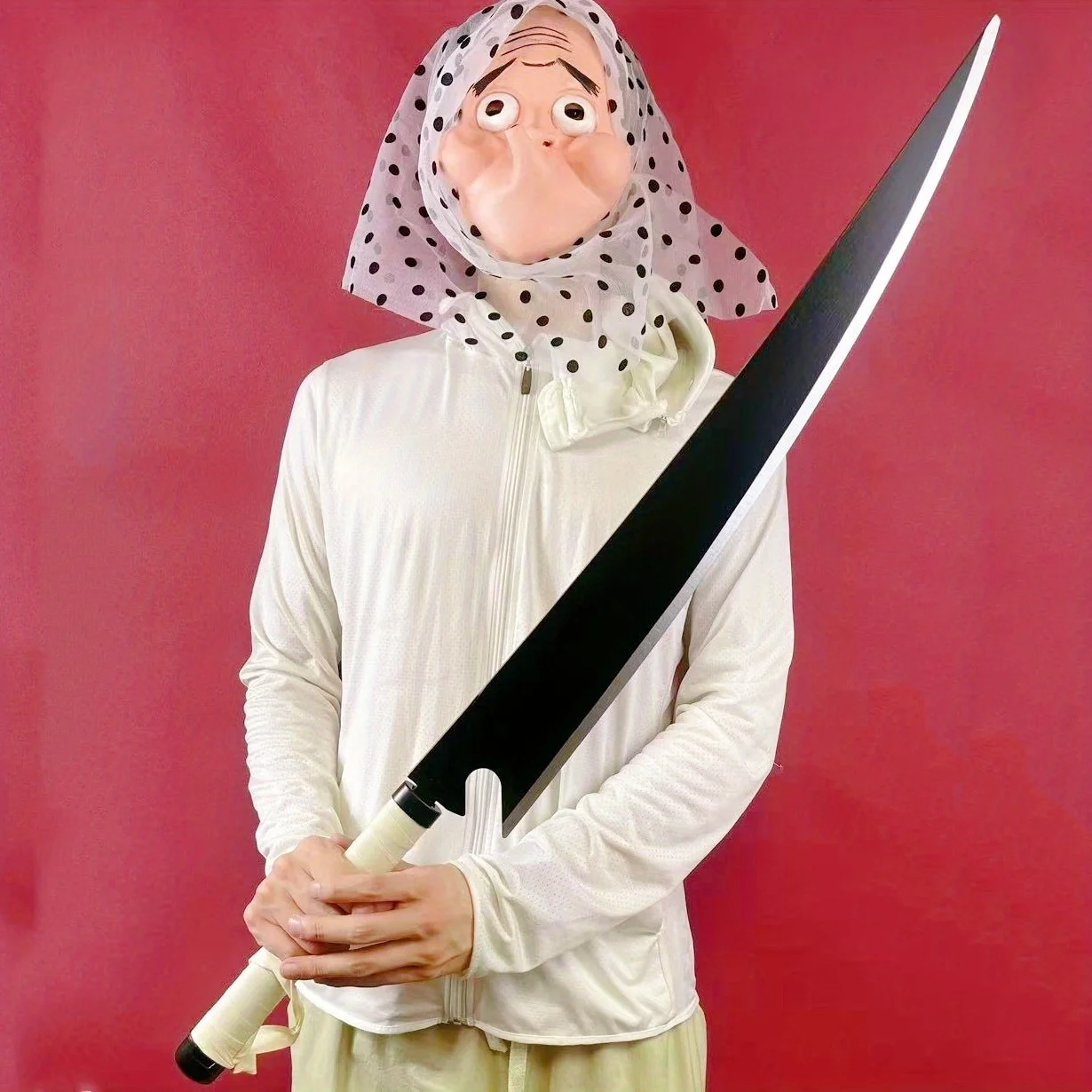 

40inch Kurosaki Ichigo Katana Bleach Anime Sword Cosplay Prop Ninja Knife Real Size Japanese Katana Original Samurai Sabre Toy