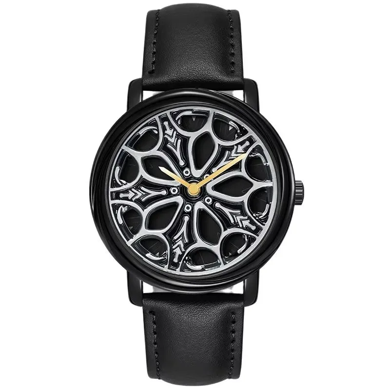 SANDA 1105 High Quality Hub Custom Design Car Rim Sport Quartz Watches Waterproof Creative Male Watch Men Wheel Wristwatch Clock