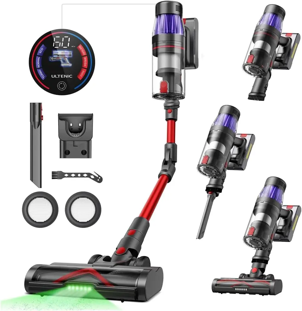 

Portable Cordless Vacuum Cleaner with Strong Suction, Lightweight Design, Long Battery Life, Ideal for Home and Car Cleaning