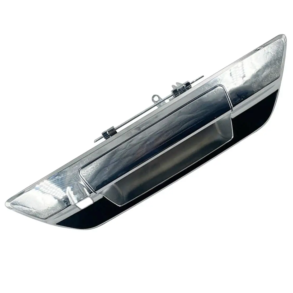 Chrome Tailgate Trunk Rear Door Handle Open Catcher with Camera Hole Fit for Toyota Hilux Revo 2015-2019