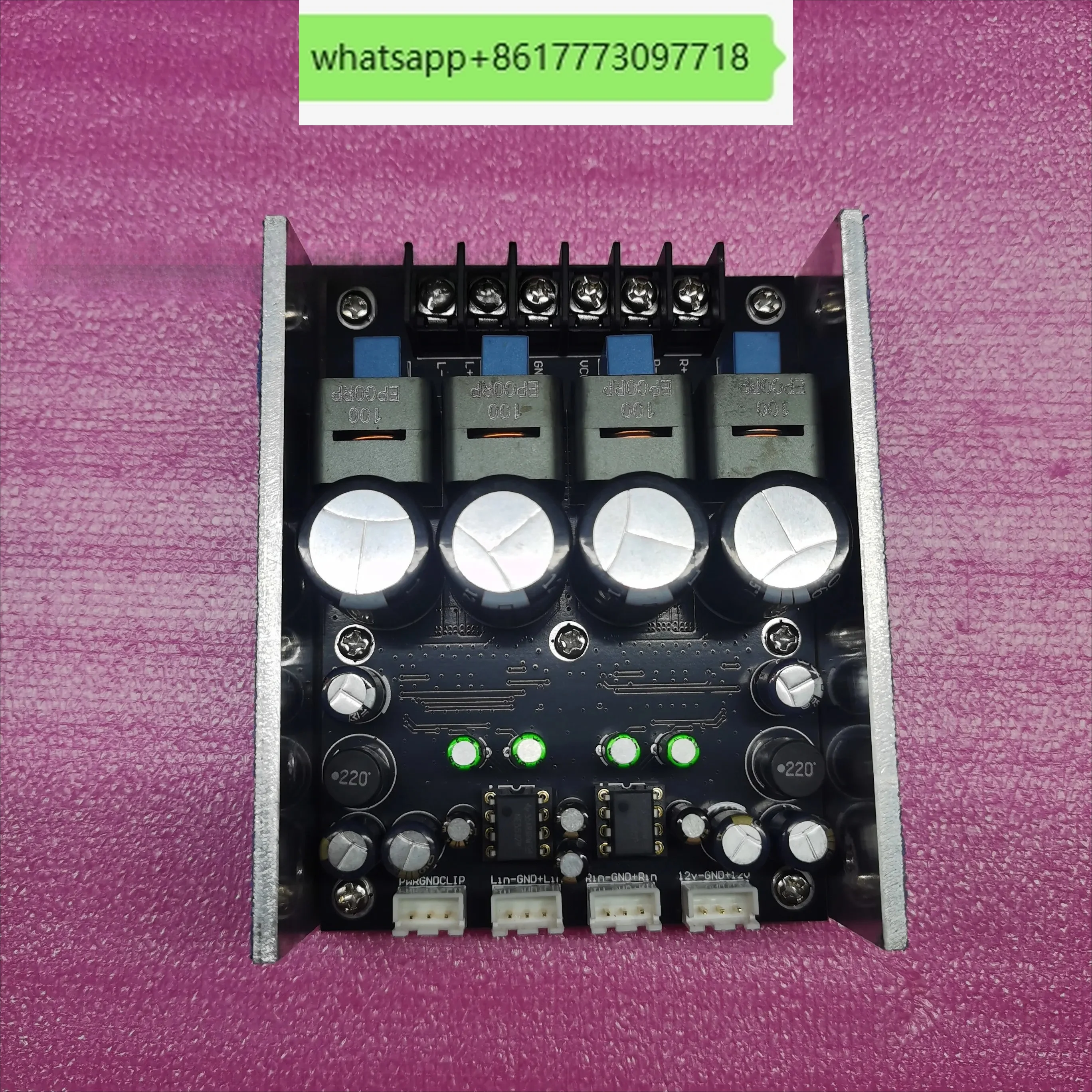 TPA3255 Digital Amplifier Board PBTL Dual Chip Balanced Input PFFB Feedback 600W+600W
