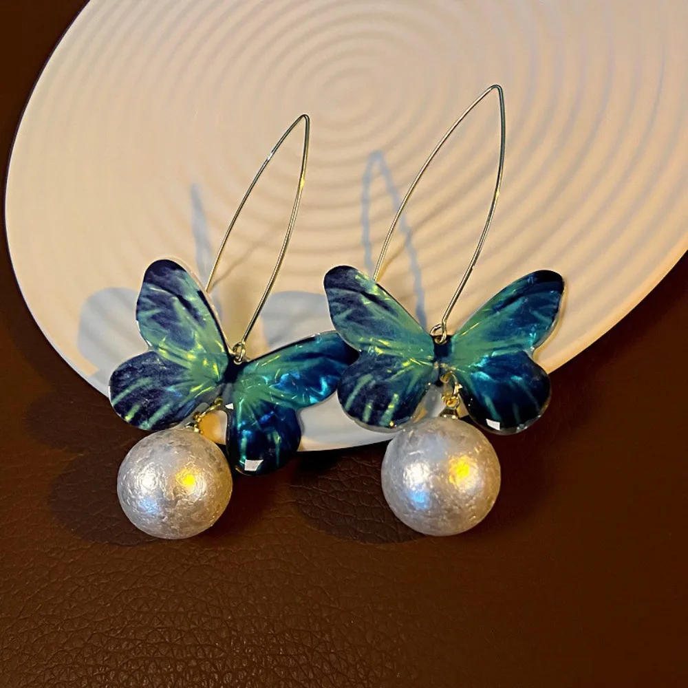 

Seaside Vacation Style Earrings Casual High-end Sweet Long Earrings Fashionable Temperament Small Fresh Earrings Travel