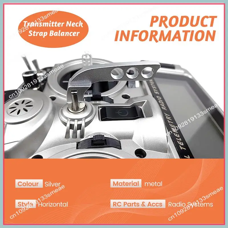 N94R Metal 4-Hole Transmitter Neck Strap Balancer Adjuster For Futaba Radiolink Frsky X9D RC Remote Control