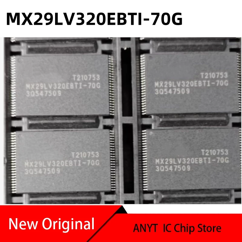 

New 10Pcs/LOT MX29LV320EBTI-70G MX29LV320 MX29LV320EBT TSOP-48