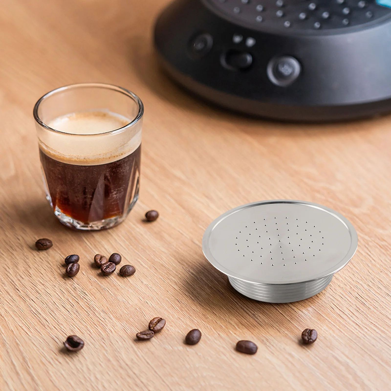Cápsula reutilizable para cafetera Senseo HD7801, filtros de café recargables de acero inoxidable, accesorios para café