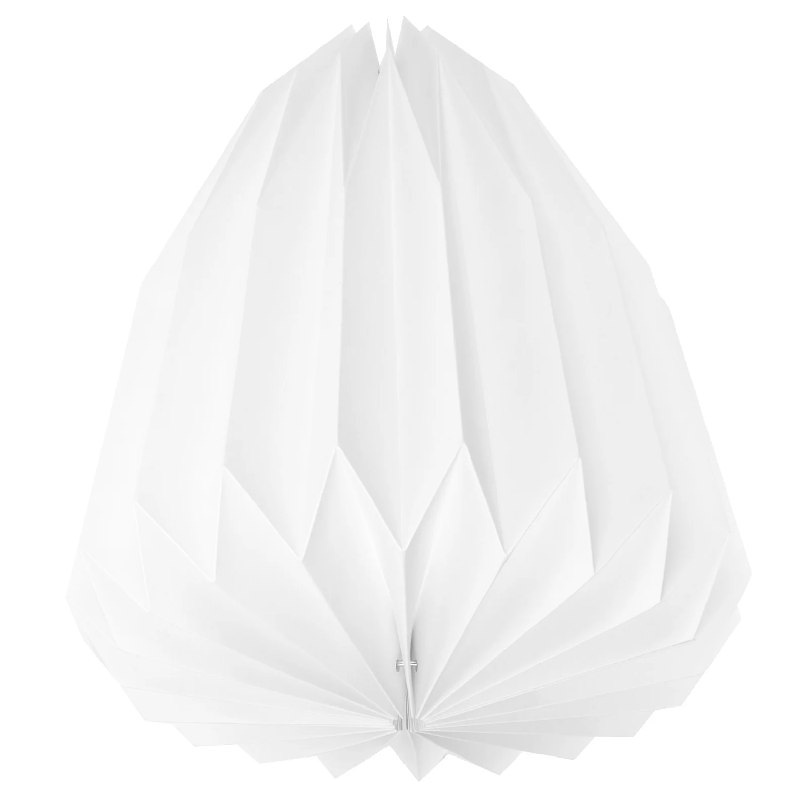 

Foldable Paper Lampshade White Round Origami Pendant Light Cover For Ceiling Modern Farmhouse Decor Hanging Replacement