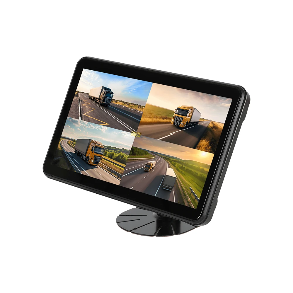 Cheap 10inch 4Channel 2-in-1 AI Monitor Dvr Support BSD 512G TF Card 4CH Dvr Monitor System For Truck Heavy Truck Bus
