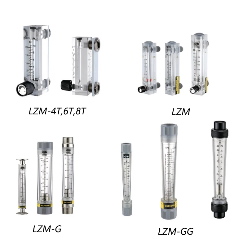 

LZM LZB LZS series flow meter (rotameter) with valve Water panel Flowmeter