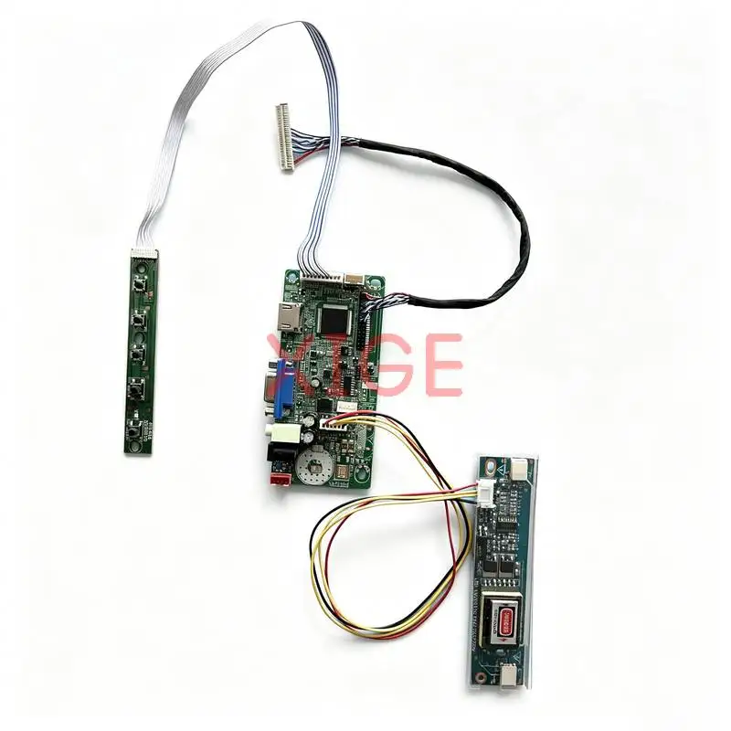 

Monitor Controller Drive Board Fit LM185WH1 M185XW01 HT185WX1 LQ185T1LGN2 HDMI+VGA LVDS 30-Pin 1366*768 2-CCFL 1366x768 DIY Kit