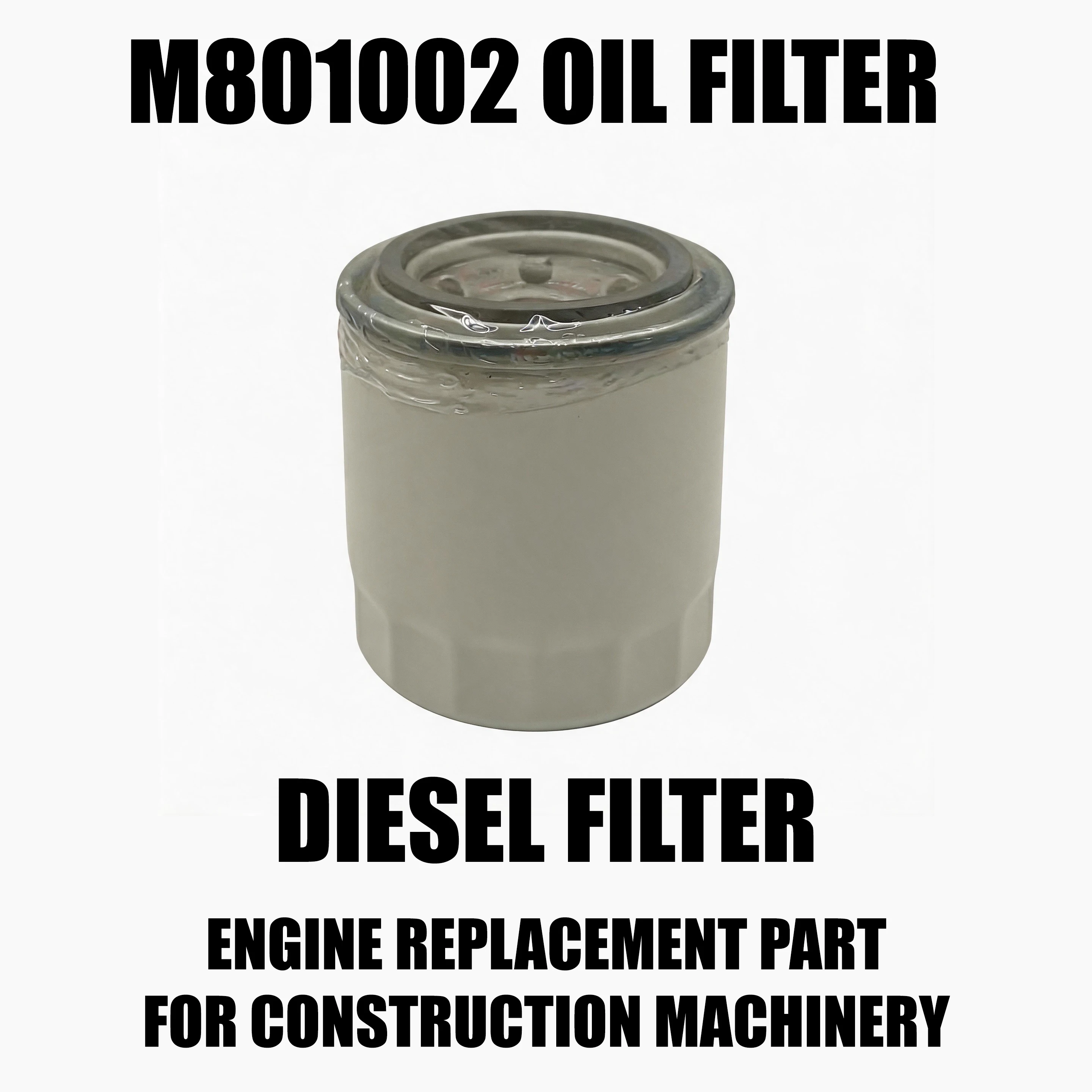 M801002 Oil Filter Element Diesel Filter Replacement For Construction Machinery Engine Parts